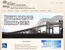 Tablet Screenshot of elimchurchonline.com